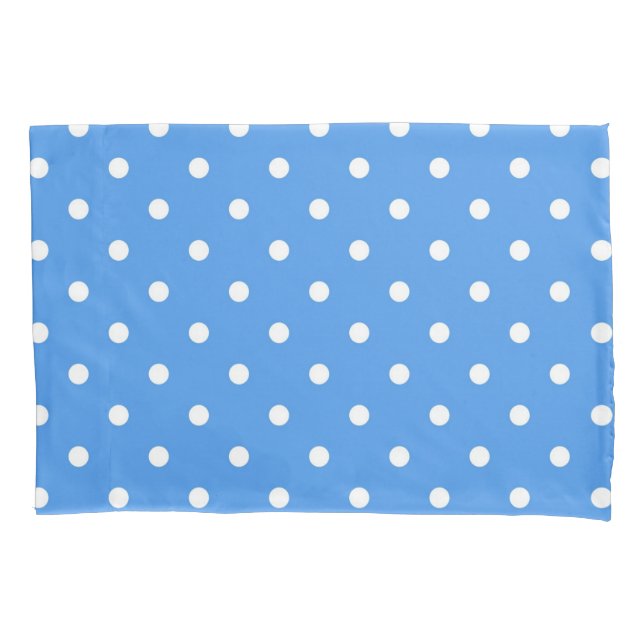 Polka dot pattern pillowcase (Front)