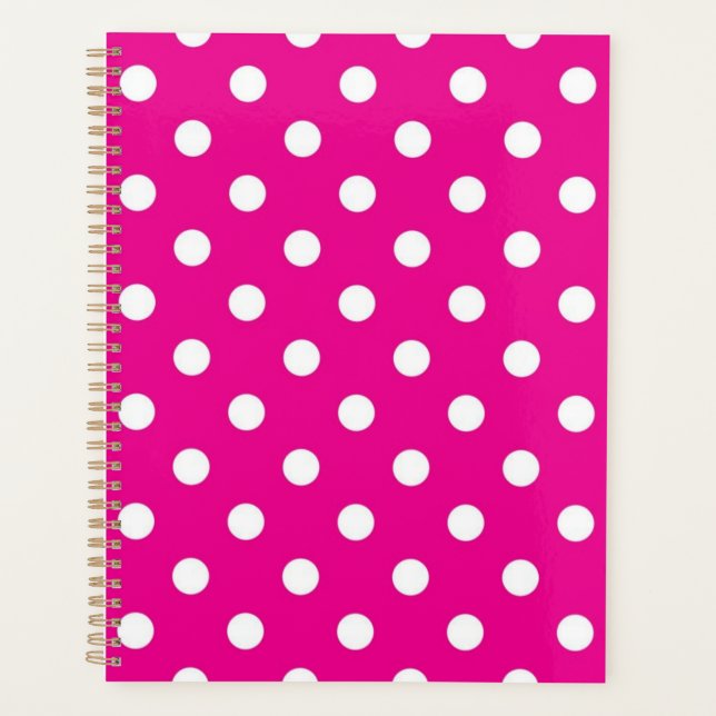 Polka dot pattern planner (Front)