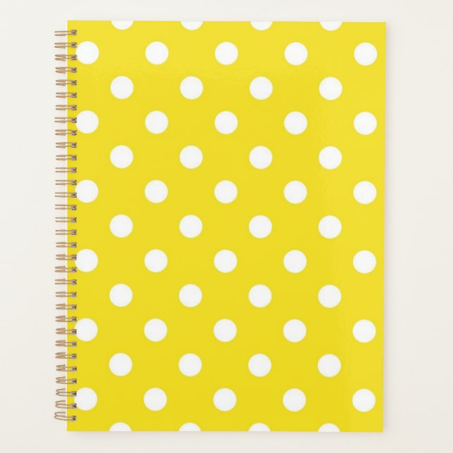 Polka dot pattern planner (Front)
