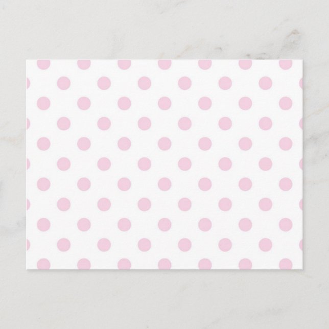 Polka dot pattern postcard (Front)