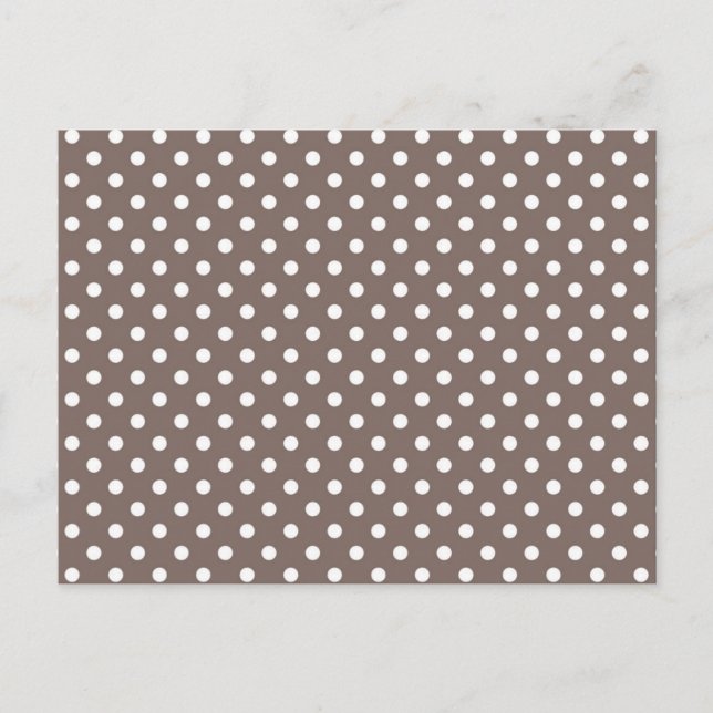Polka dot pattern postcard (Front)