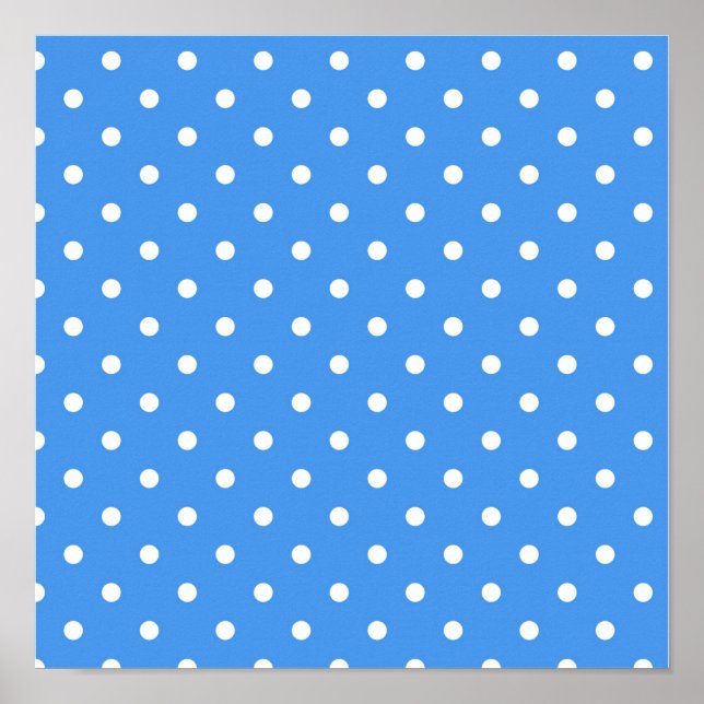 Polka dot pattern poster (Front)