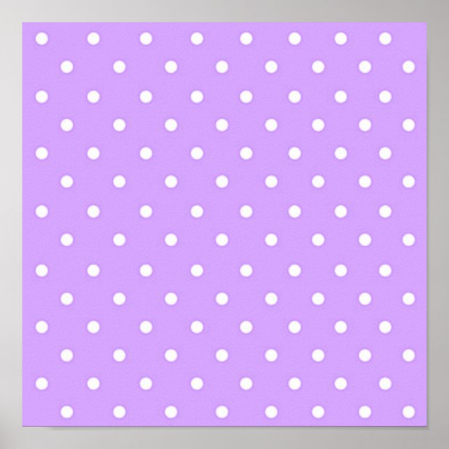 Polka dot pattern poster (Front)