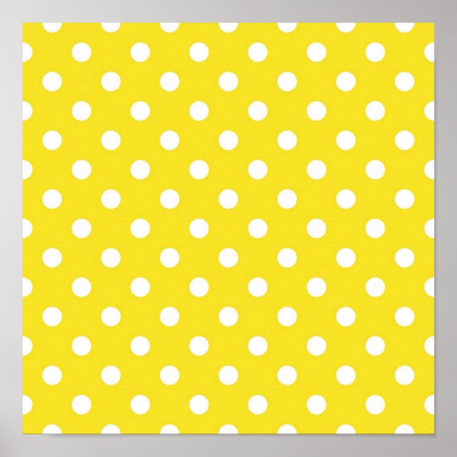 Polka dot pattern poster (Front)