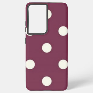 Polka dot pattern samsung galaxy case