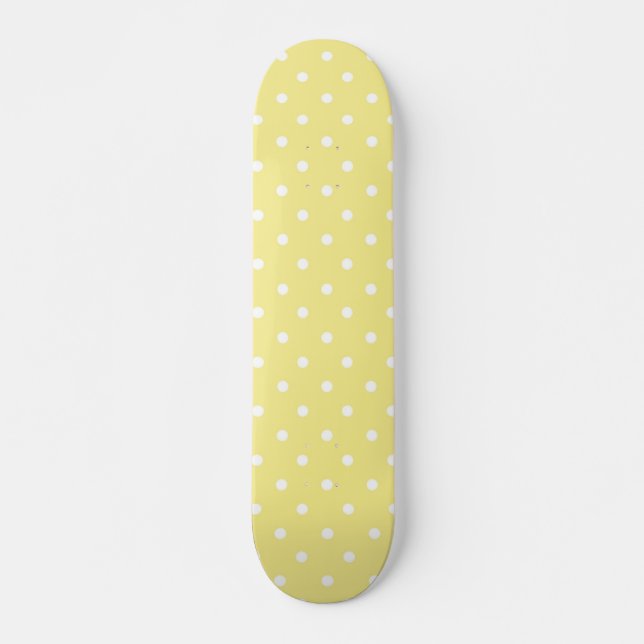 Polka dot pattern skateboard (Front)