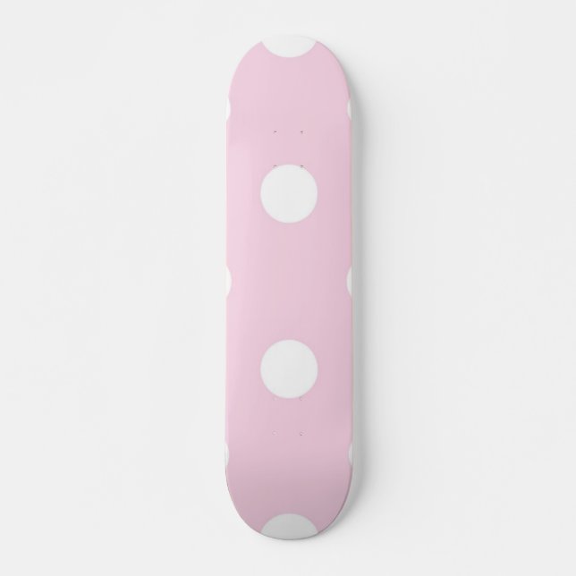 Polka dot pattern skateboard (Front)