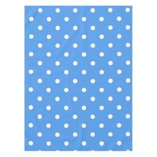 Polka dot pattern tablecloth