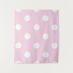 Polka dot pattern tapestry