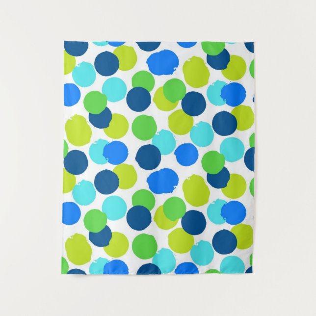 Polka dot pattern tapestry (Front)