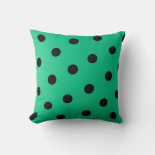 Polka dot pattern throw pillow