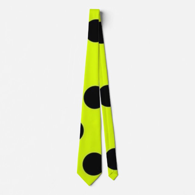 Polka dot pattern tie (Front)