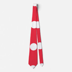 Polka dot pattern tie