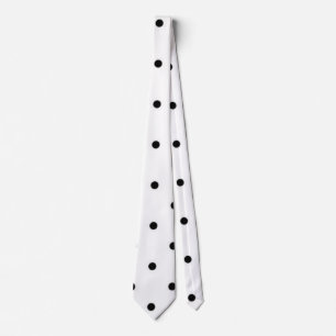 Polka dot pattern tie