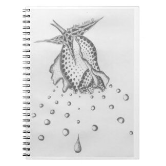 Polka Dot Petal Drop Notebook