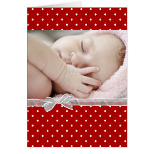 Polka Dot Photo Card