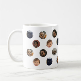 Polka Dot Photo Collage Coffee Mug
