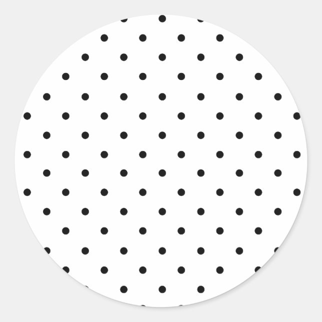 Polka Dot & Pink Envelope Seal Sticker (Front)