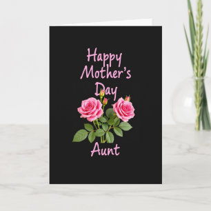 Polka Dot Pink Roses Card