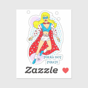 Polka Dot Pirate - Public Domain Super Hero 