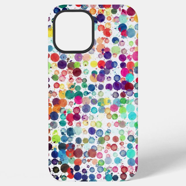 Polka Dot Pixly Case-Mate iPhone Case (Back)