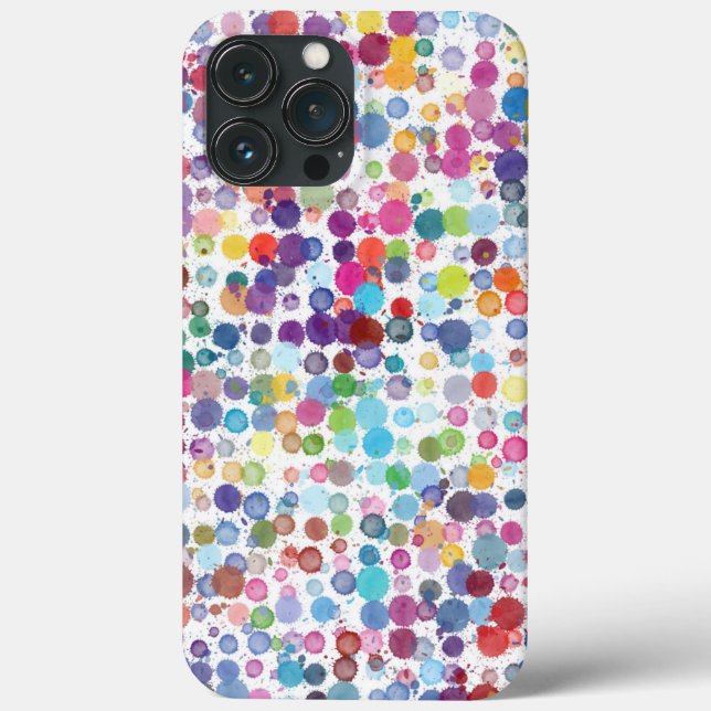 Polka Dot Pixly Phone Case (Back)