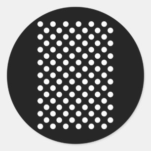Polka Dot Polka Dots 3 Classic Round Sticker