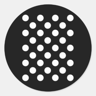 Polka Dot Polka Dots - Gets You Attention And Look Classic Round Sticker
