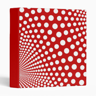 Polka Dot Pop Art Retro Binder