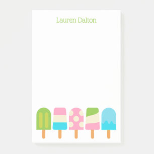 Polka Dot Popsicles Post-it Notes Pad