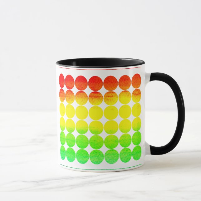 Polka Dot Rainbow Mug (Right)