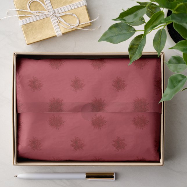 Polka Dot Red Spots Festive Tissue Paper (Gift)