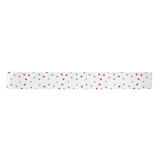 Polka Dot Ribbon Satin Ribbon (Front)