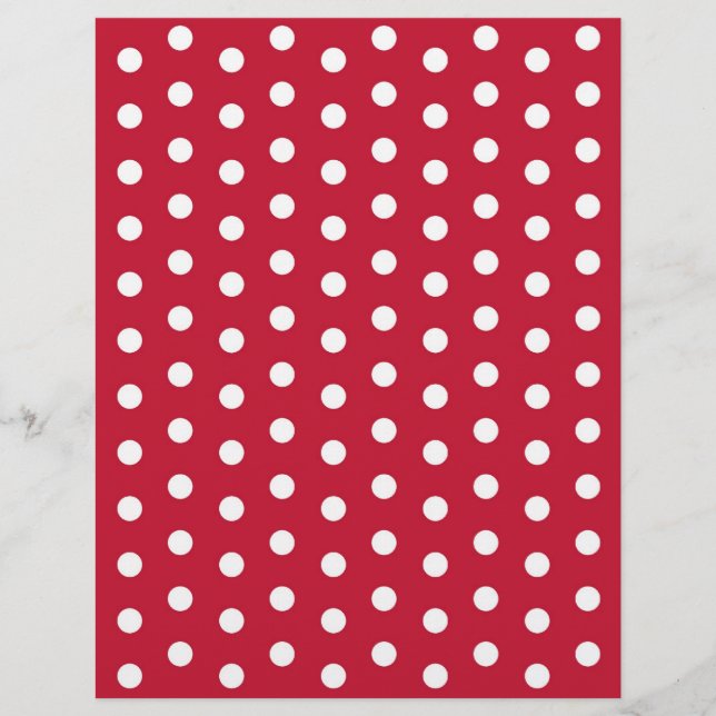 Polka Dot Rouge Blanc Bébé Livre papier (Devant)