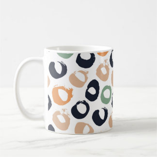Polka dot seamless pattern. Vintage illustration.  Coffee Mug
