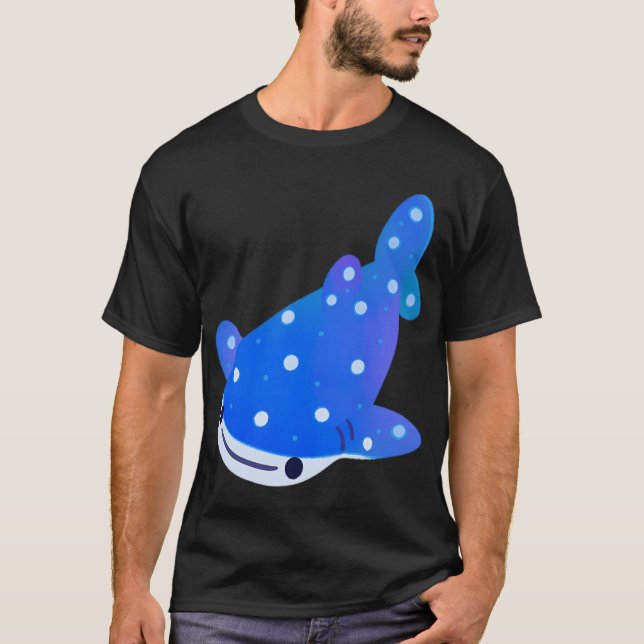 Polka dot shark - dark T-Shirt (Front)