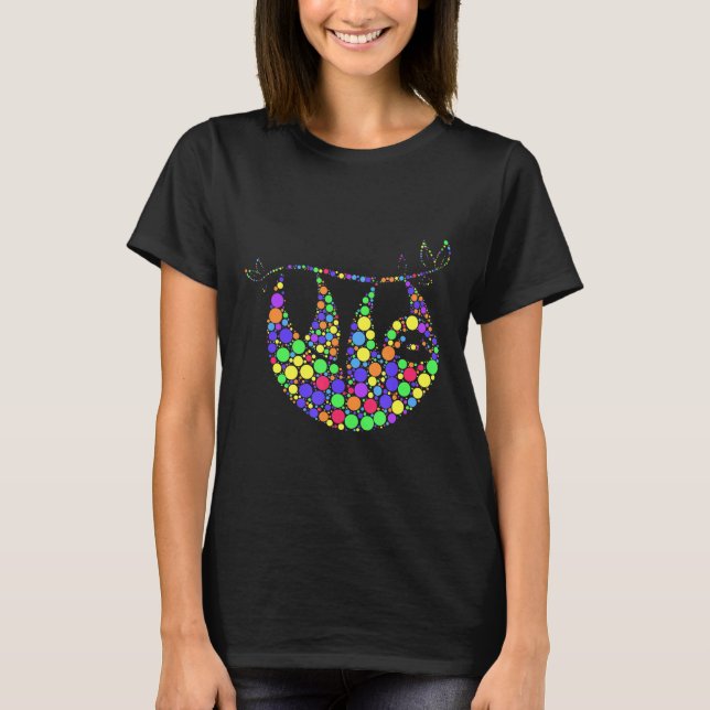 Polka Dot Sloth International Dot Day Shirt (Front)