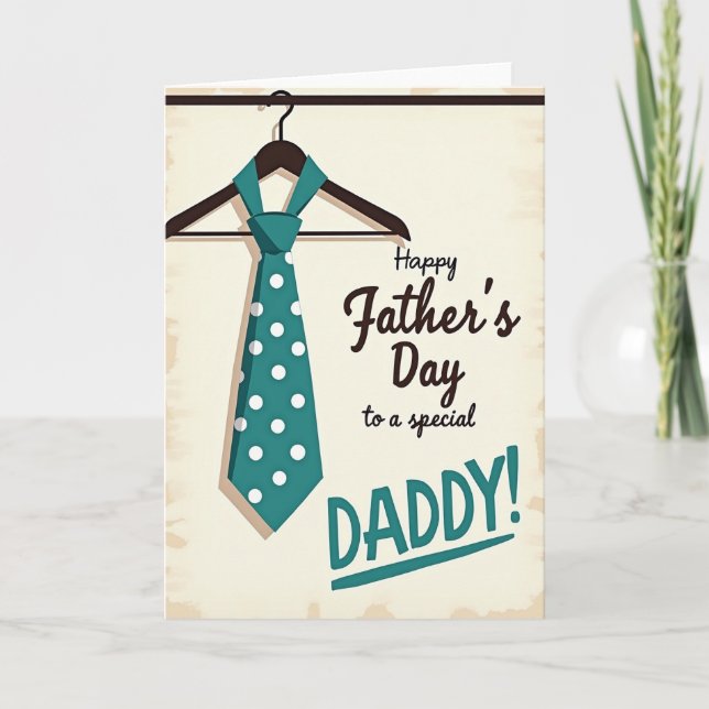 Polka Dot Special Daddy Card (Front)