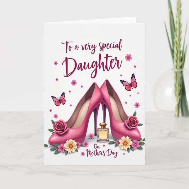 Polka Dot Special Daughter Card (Front)