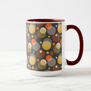 Polka Dot Stripe Pattern Mug