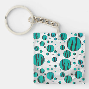 Polka Dot Tiger noir et Turquoise