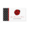 Polka Dot Trimmed Lady Bug Business Cards