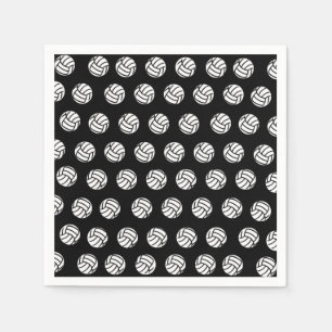 Polka Dot Volleyball Patten Paper Napkins