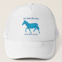 Polka Dot Zebra English Pub - Blue