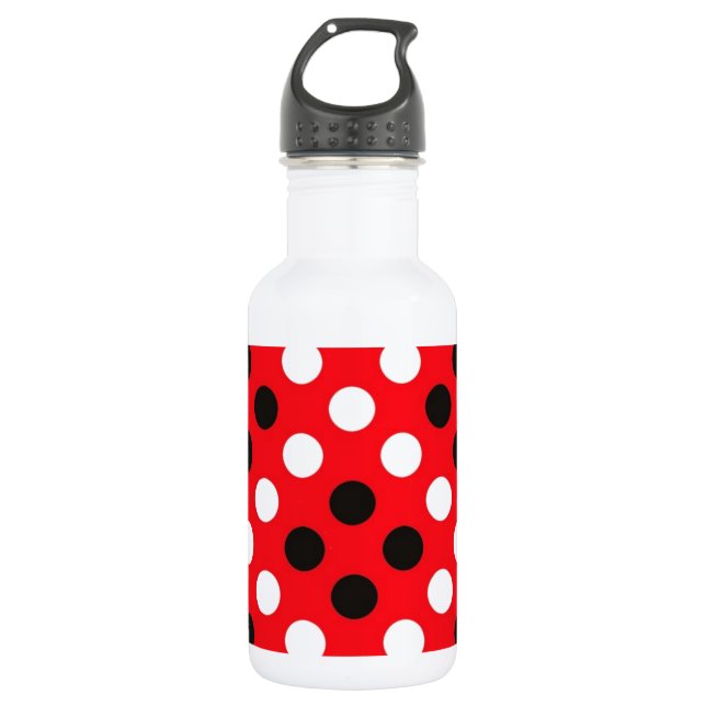 Polka dots 532 ml water bottle (Front)