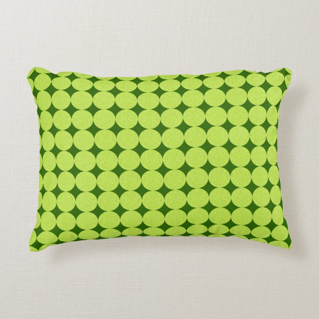 Polka Dots and Diamonds by Shirley Taylor Accent Pillow (Front)