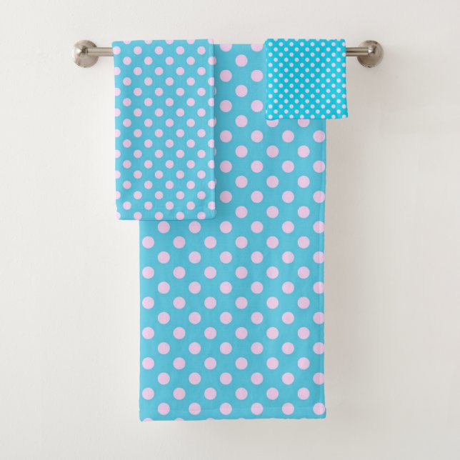 Polka Dots Bath Towel Set (Insitu)