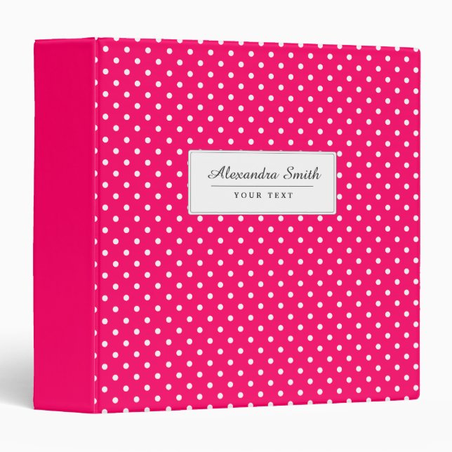 Polka Dots Binder (Front/Spine)