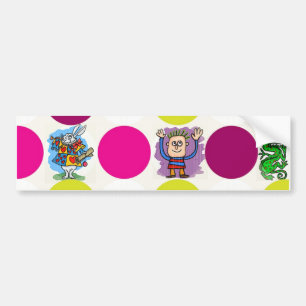 Polka Dots Bumper Sticker