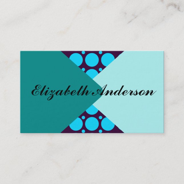 Polka Dots Business Card (Front)